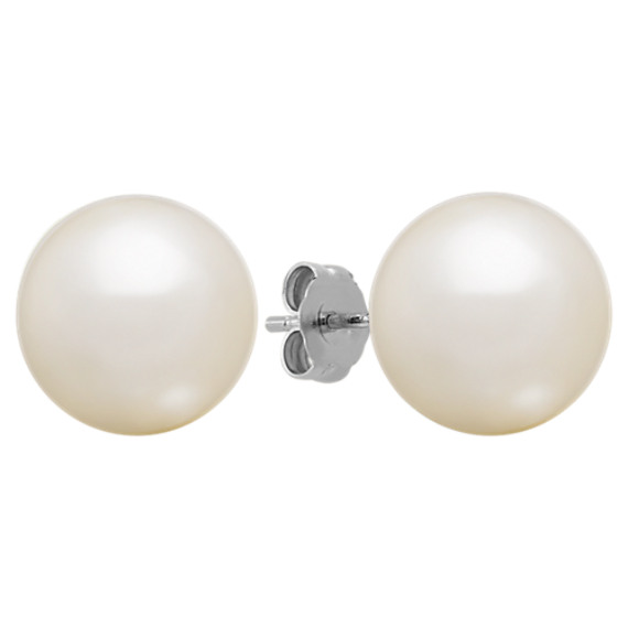 11mm Cultured South Sea Pearl Solitaire Earrings 11mm Cultured South Sea Pearl Solitaire Earrings