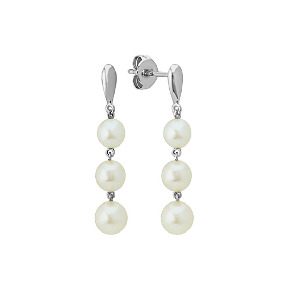 4.5mm Cultured Freshwater Pearl Earrings 4.5mm Cultured Freshwater Pearl Earrings