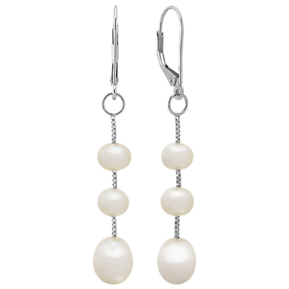 5.5mm Cultured Freshwater Pearl Earrings 5.5mm Cultured Freshwater Pearl Earrings