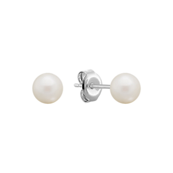 5mm Cultured Akoya Pearl Solitaire Earrings 5mm Cultured Akoya Pearl Solitaire Earrings