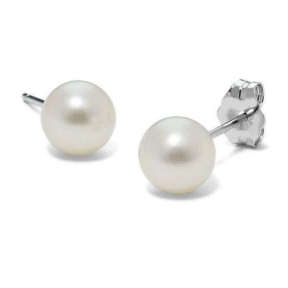 6mm Cultured Freshwater Pearl Earrings 6mm Cultured Freshwater Pearl Earrings