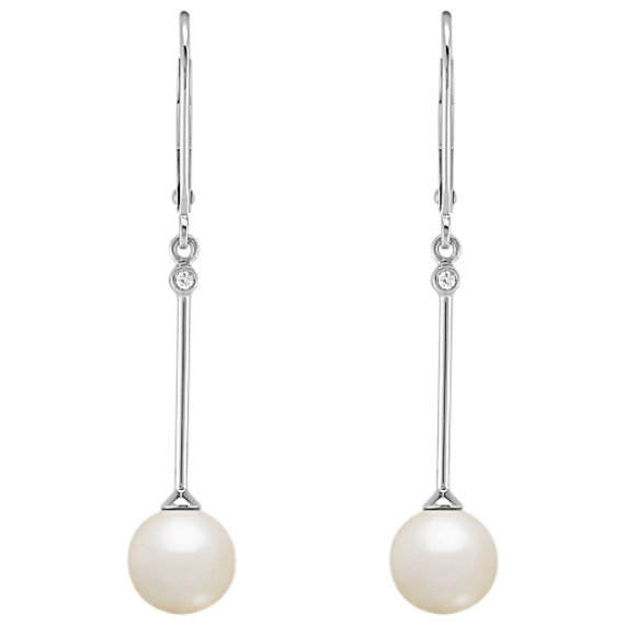 7.5mm Cultured Freshwater Pearl Earrings 7.5mm Cultured Freshwater Pearl Earrings