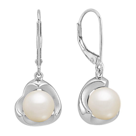 7.5mm Cultured Freshwater Pearl Earrings 7.5mm Cultured Freshwater Pearl Earrings