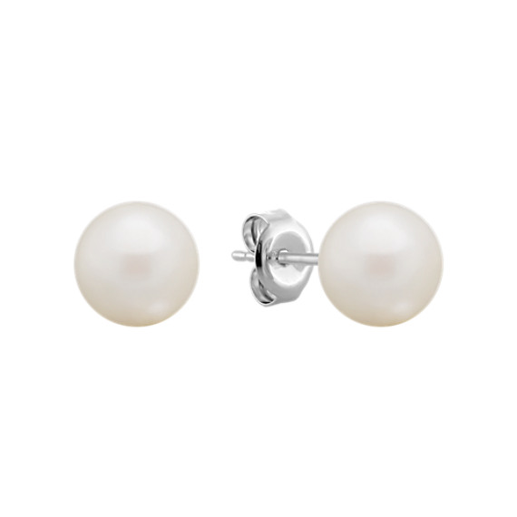 7mm Cultured Akoya Pearl Solitaire Earrings 7mm Cultured Akoya Pearl Solitaire Earrings