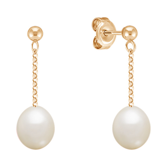 7mm Cultured Freshwater Pearl Earrings 7mm Cultured Freshwater Pearl Earrings