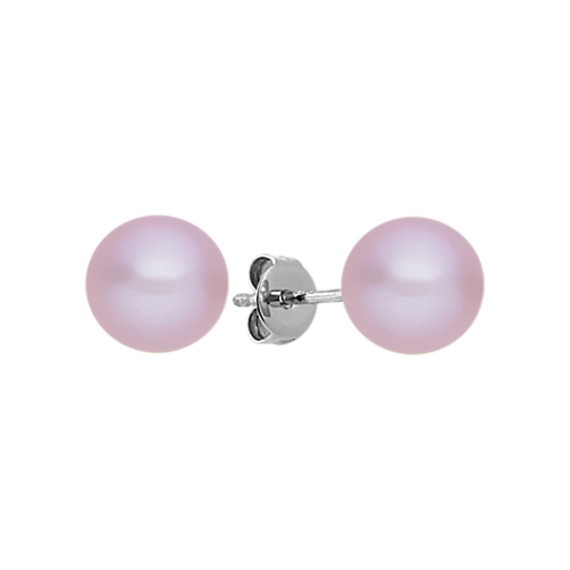 7mm Lavender Cultured Freshwater Pearl Solitaire Earrings 7mm Lavender Cultured Freshwater Pearl Solitaire Earrings