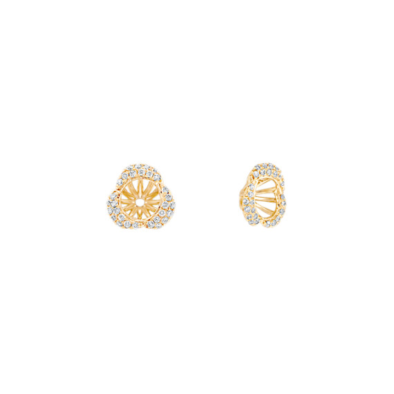Round Diamond Earring Jackets Round Diamond Earring Jackets