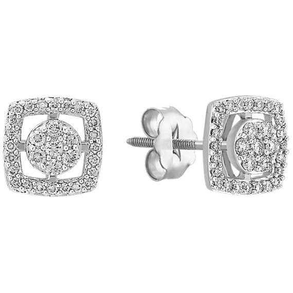 Round Diamond Earrings Round Diamond Earrings