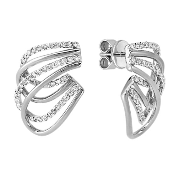 Round Diamond Earrings Round Diamond Earrings