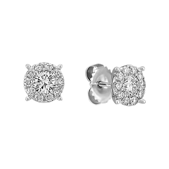 Round Diamond Earrings Round Diamond Earrings