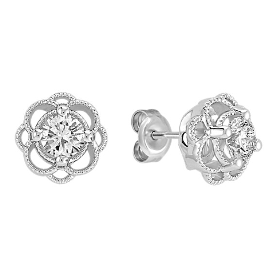Round Diamond Earrings Round Diamond Earrings
