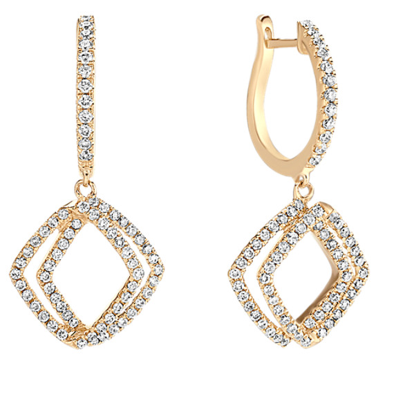 Round Diamond Earrings Round Diamond Earrings
