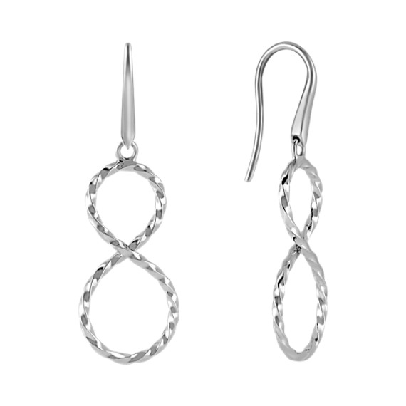 Sterling Silver Infinity Earrings Sterling Silver Infinity Earrings