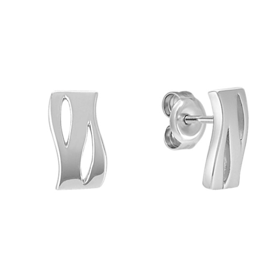 Sterling Silver Wave Earrings Sterling Silver Wave Earrings