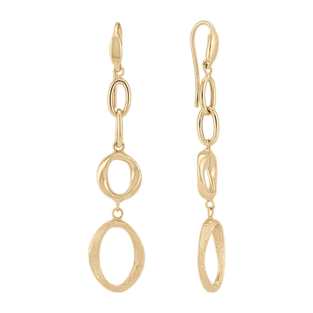 Yellow Gold Earrings