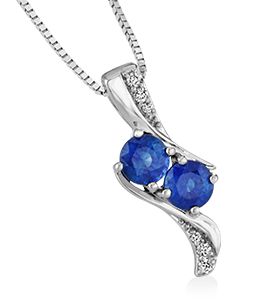 Blue Sapphire Necklace