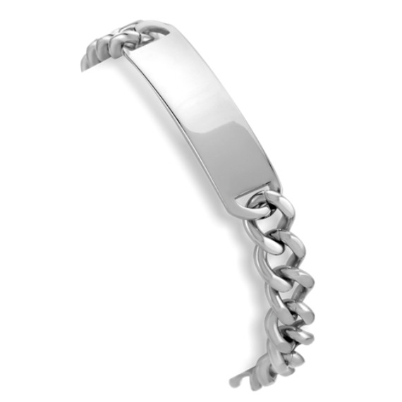 Stainless Steel ID Bracelet (8.5") Stainless Steel ID Bracelet (8.5")