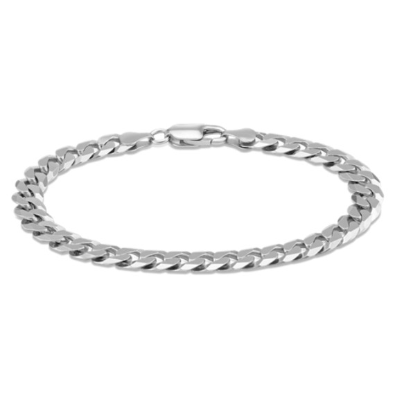 Sterling Silver Curb Bracelet (8.5") Sterling Silver Curb Bracelet (8.5")