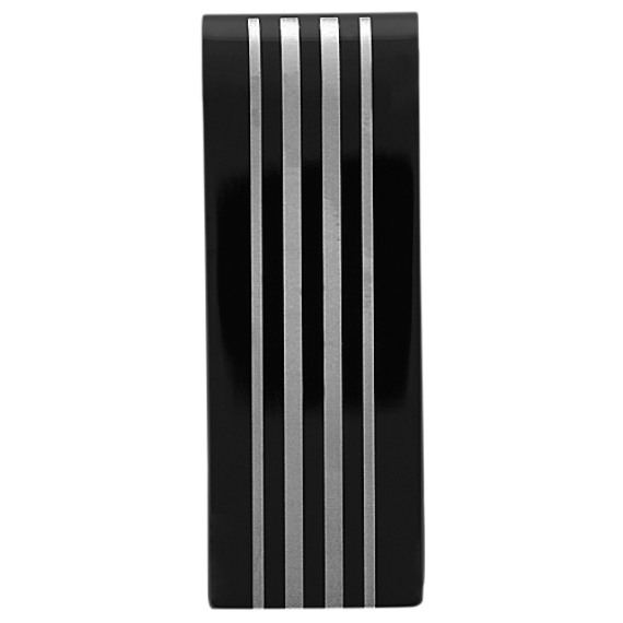 Black Plated Stainless Steel Money Clip Black Plated Stainless Steel Money Clip