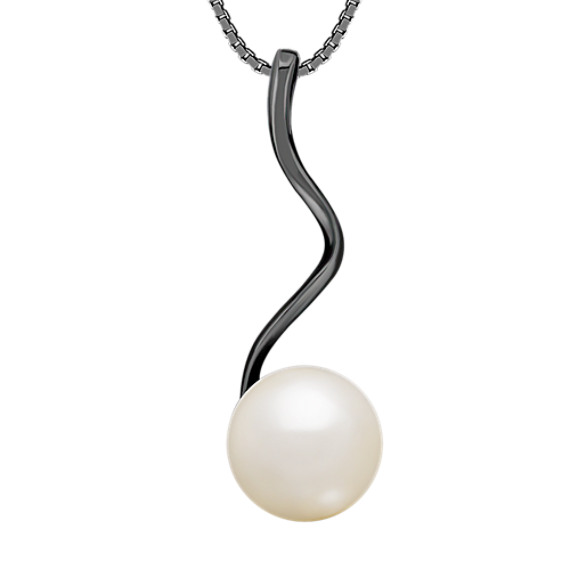 10mm Cultured Freshwater Pearl Pendant (18") 10mm Cultured Freshwater Pearl Pendant (18")