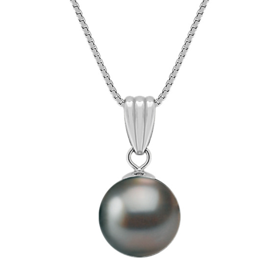10mm Cultured Tahitian Pearl Pendant (18") 10mm Cultured Tahitian Pearl Pendant (18")