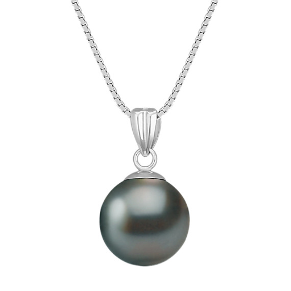 10mm Cultured Tahitian Pearl Pendant (18") 10mm Cultured Tahitian Pearl Pendant (18")
