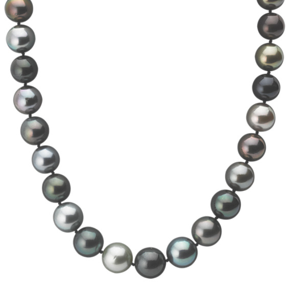 11-13.5mm Multi-Colored Cultured Tahitian Pearl Strand (18") 11-13.5mm Multi-Colored Cultured Tahitian Pearl Strand (18")