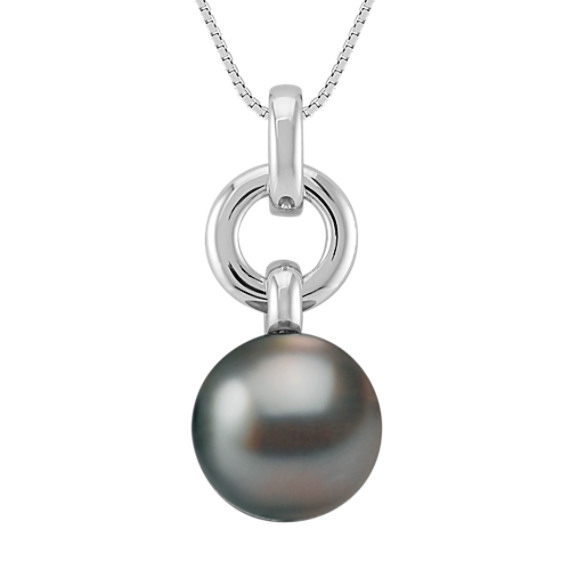 12mm Cultured Tahitian Pearl Pendant (18") 12mm Cultured Tahitian Pearl Pendant (18")