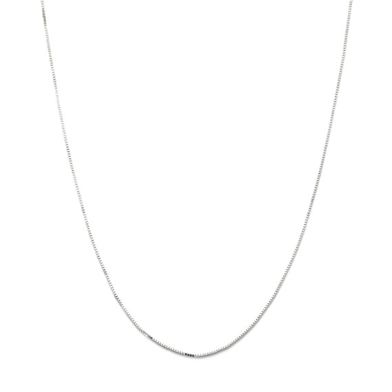 14k White Gold Box Chain (18") 14k White Gold Box Chain (18")