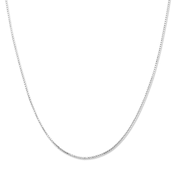 14k White Gold Box Chain (20") 14k White Gold Box Chain (20")