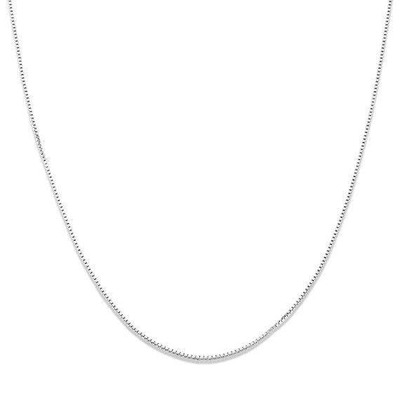 14k White Gold Box Chain (24") 14k White Gold Box Chain (24")