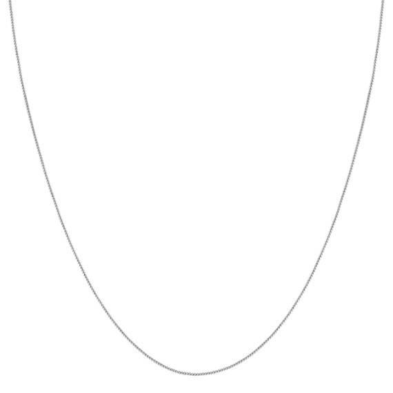 14k White Gold Popcorn Chain (20") 14k White Gold Popcorn Chain (20")
