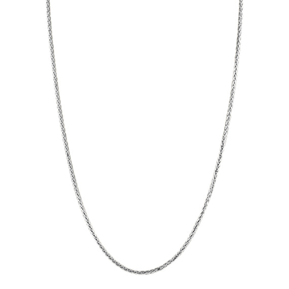 14k White Gold Wheat Chain (20") 14k White Gold Wheat Chain (20")