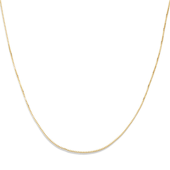 14k Yellow Gold Box Chain (18") 14k Yellow Gold Box Chain (18")