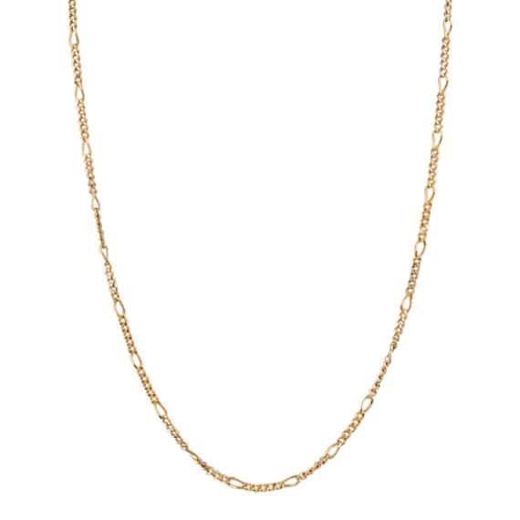 14k Yellow Gold Figaro Chain (20") 14k Yellow Gold Figaro Chain (20")