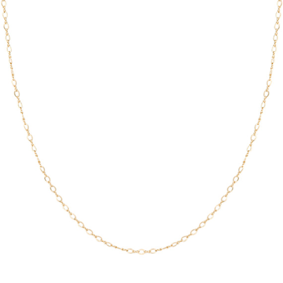 14k Yellow Gold Figure Eight Chain (20") 14k Yellow Gold Figure Eight Chain (20")