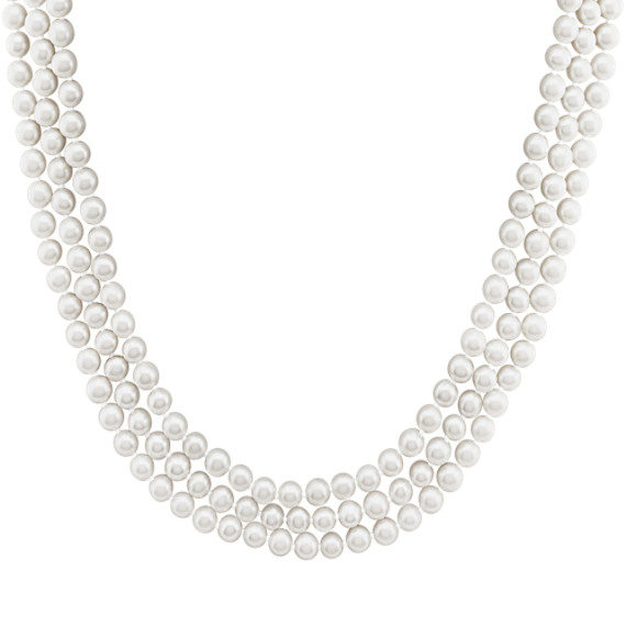 4mm Cultured Freshwater Pearl Strand (65") 4mm Cultured Freshwater Pearl Strand (65")