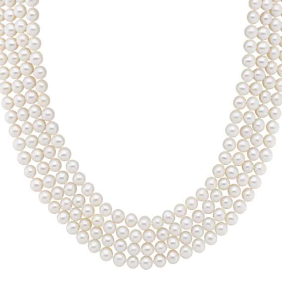5mm Cultured Freshwater Pearl Strand (100") 5mm Cultured Freshwater Pearl Strand (100")