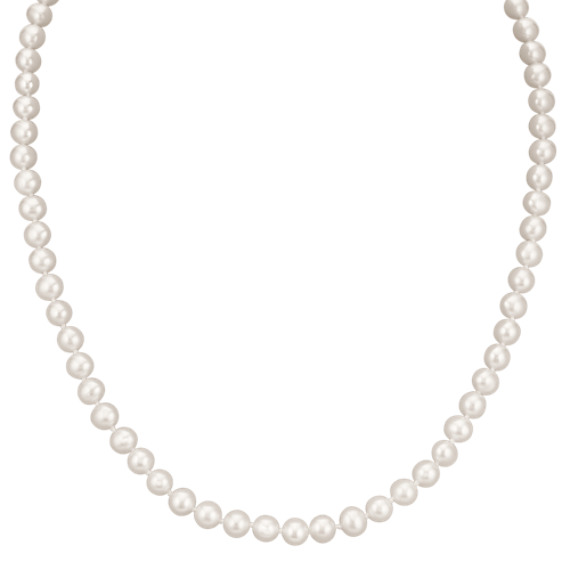 5mm Cultured Freshwater Pearl Strand (16") 5mm Cultured Freshwater Pearl Strand (16")