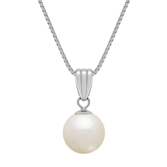 7mm Cultured Akoya Pearl Pendant (18") 7mm Cultured Akoya Pearl Pendant (18")