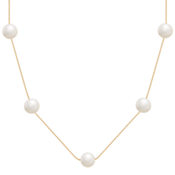 8mm Cultured Freshwater Pearl Necklace (18") 8mm Cultured Freshwater Pearl Necklace (18")