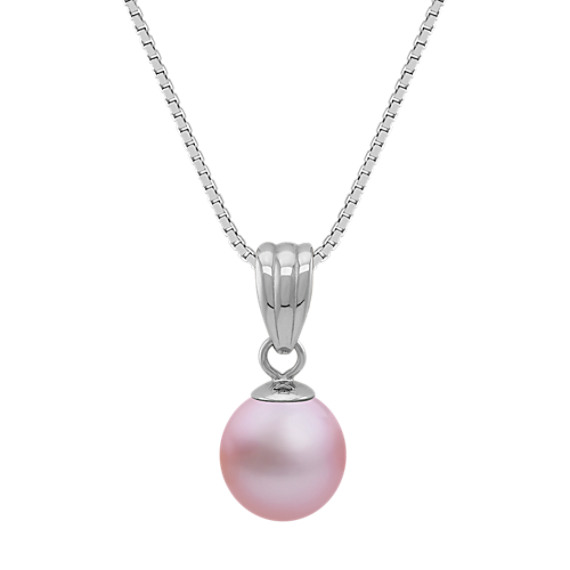 8mm Lavender Cultured Freshwater Pearl Pendant (18") 8mm Lavender Cultured Freshwater Pearl Pendant (18")