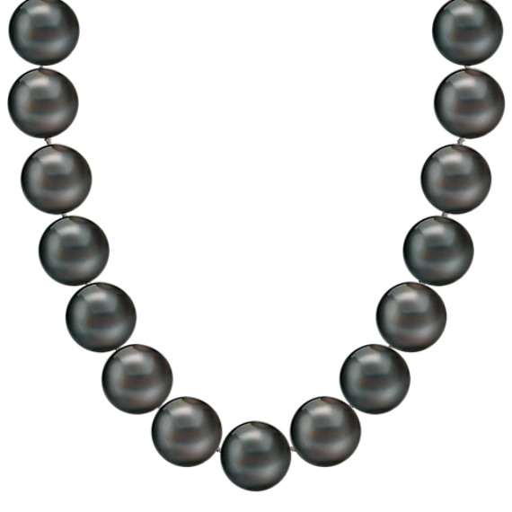9mm Cultured Tahitian Pearl Necklace (18") 9mm Cultured Tahitian Pearl Necklace (18")