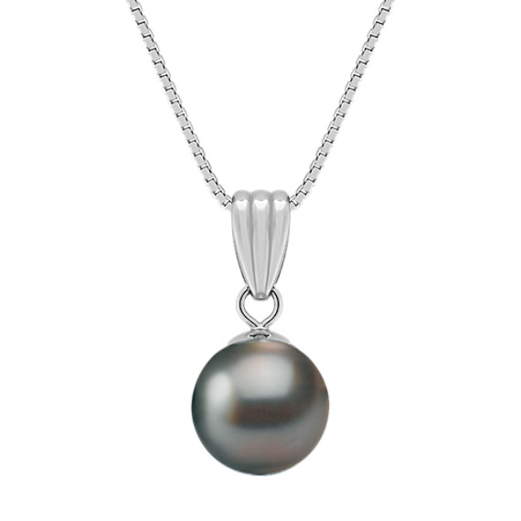 9mm Cultured Tahitian Pearl Pendant (18") 9mm Cultured Tahitian Pearl Pendant (18")