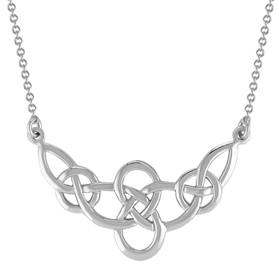 Celtic Sterling Silver Necklace (18") Celtic Sterling Silver Necklace (18")