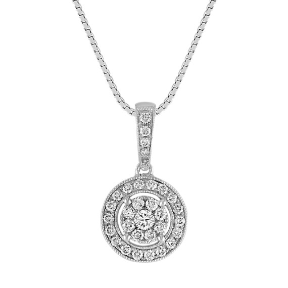 Cluster Diamond Pendant (18") Cluster Diamond Pendant (18")