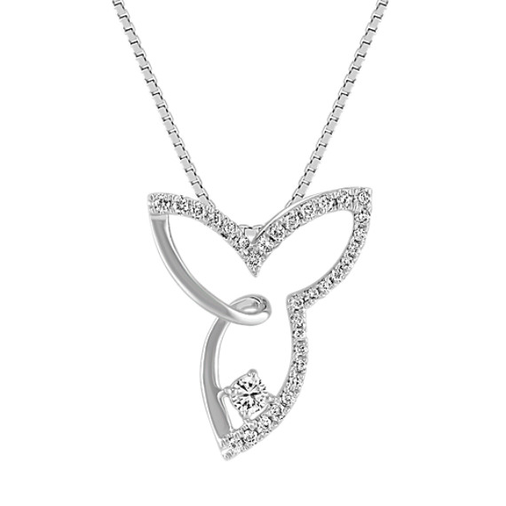 Contemporary Diamond Pendant (18") Contemporary Diamond Pendant (18")