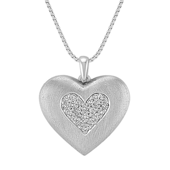 Diamond Heart Pendant (18") Diamond Heart Pendant (18")