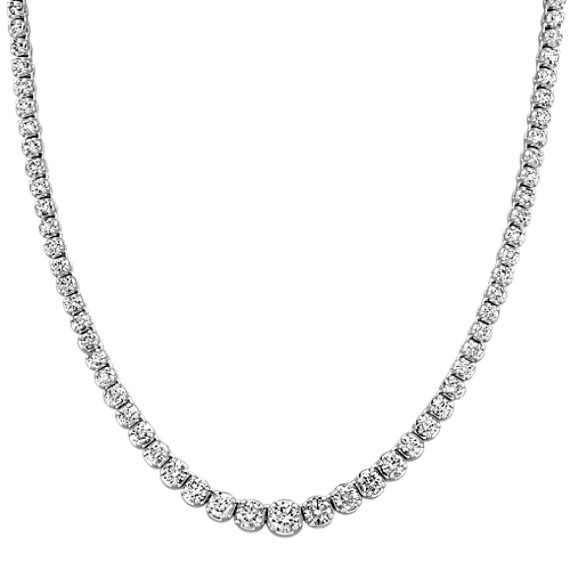 Graduated Diamond Necklace (16") Graduated Diamond Necklace (16")