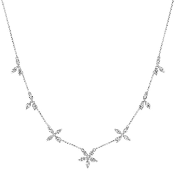 Marquise Diamond Necklace (18") Marquise Diamond Necklace (18")